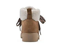 Women's White Mountain Gloving Lace Up Winter Booties