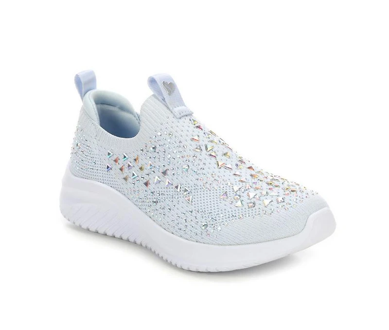 Girls' Skechers Little Kid & Big Ultra Flex 3.0 Sparkle Show Slip-on Shoes