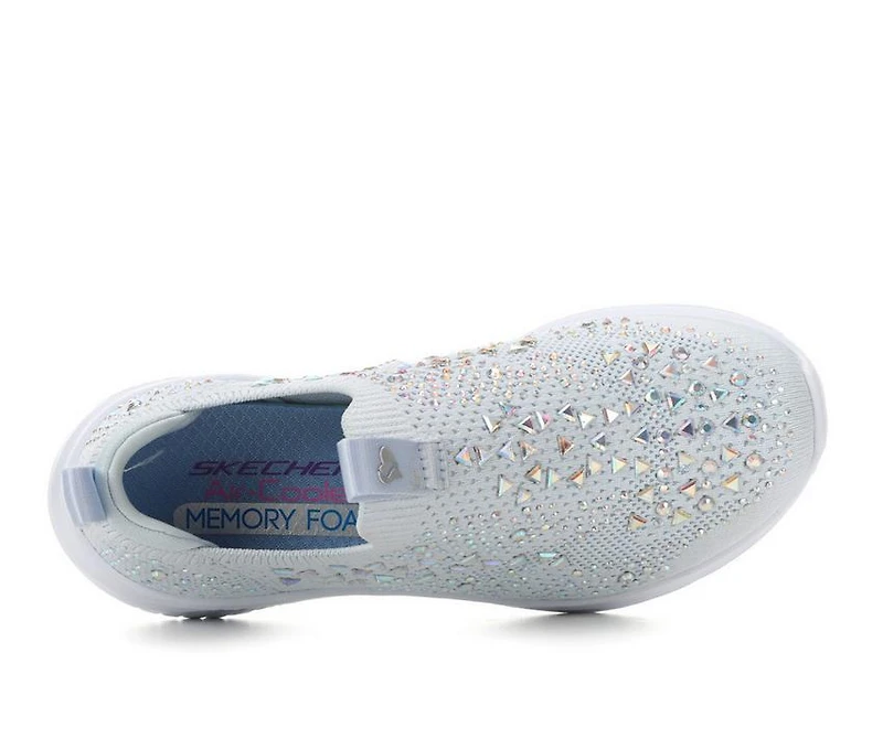Girls' Skechers Little Kid & Big Ultra Flex 3.0 Sparkle Show Slip-on Shoes