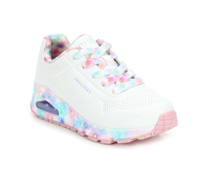 Girls' Skechers Street Little Kid & Big Uno Gen1 Floral Sneakers