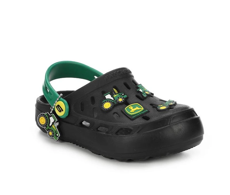 Kids' Cali Gear Little Kid & Big Swifters Tractor Splash John Deere Clogs