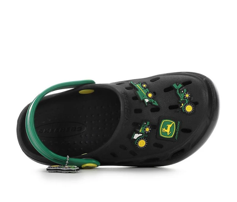 Kids' Cali Gear Little Kid & Big Swifters Tractor Splash John Deere Clogs