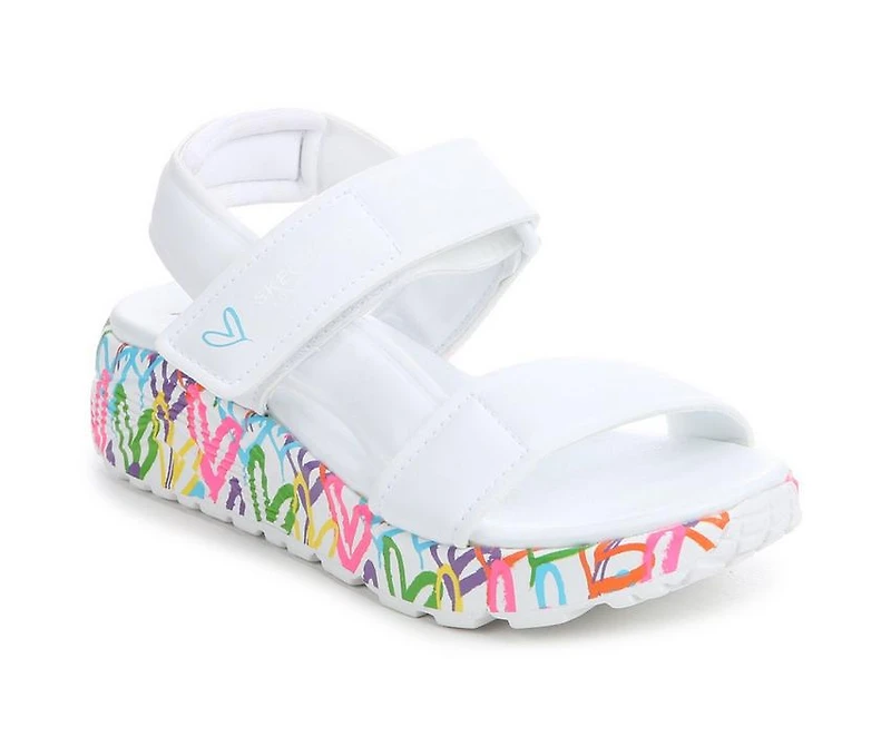 Girls' Skechers Street Little Kid & Big Uno Lite Goldcrown Sandals