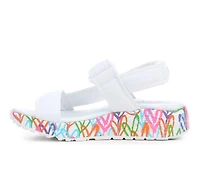 Girls' Skechers Street Little Kid & Big Uno Lite Goldcrown Sandals