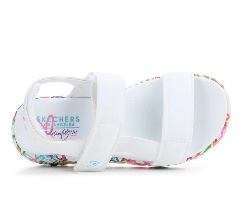 Girls' Skechers Street Little Kid & Big Uno Lite Goldcrown Sandals
