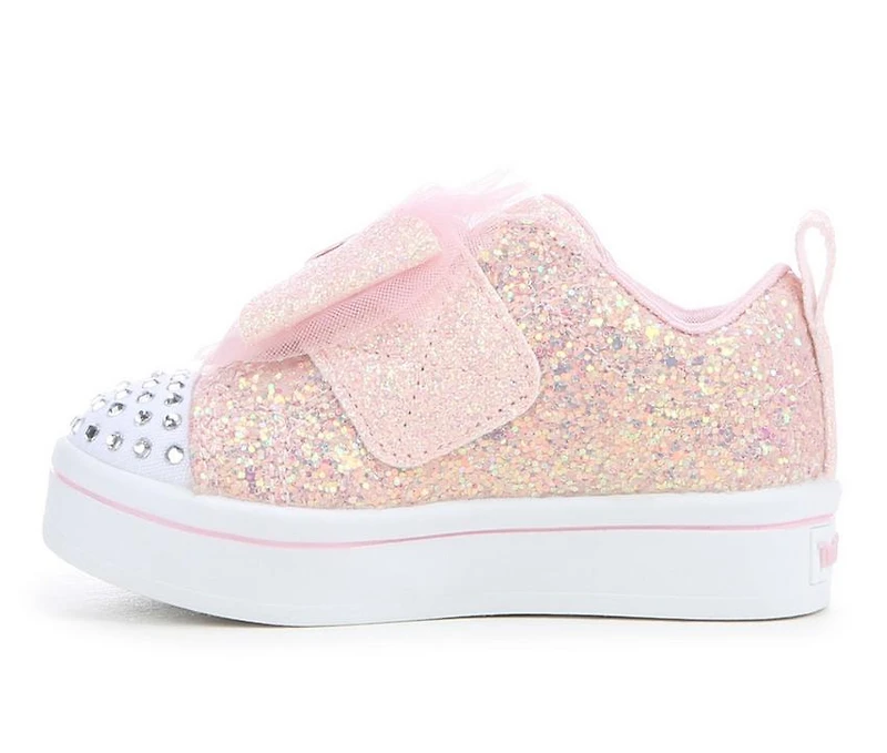 Girls' Skechers Toddler Twinkle Lites 2.0 Bow Light-Up Sneakers