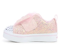 Girls' Skechers Toddler Twinkle Lites 2.0 Bow Light-Up Sneakers