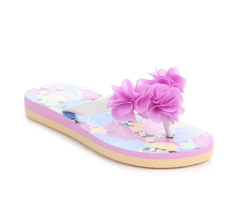 Girls' Roxy Little Kid & Big RG Flower Power Flip-Flops