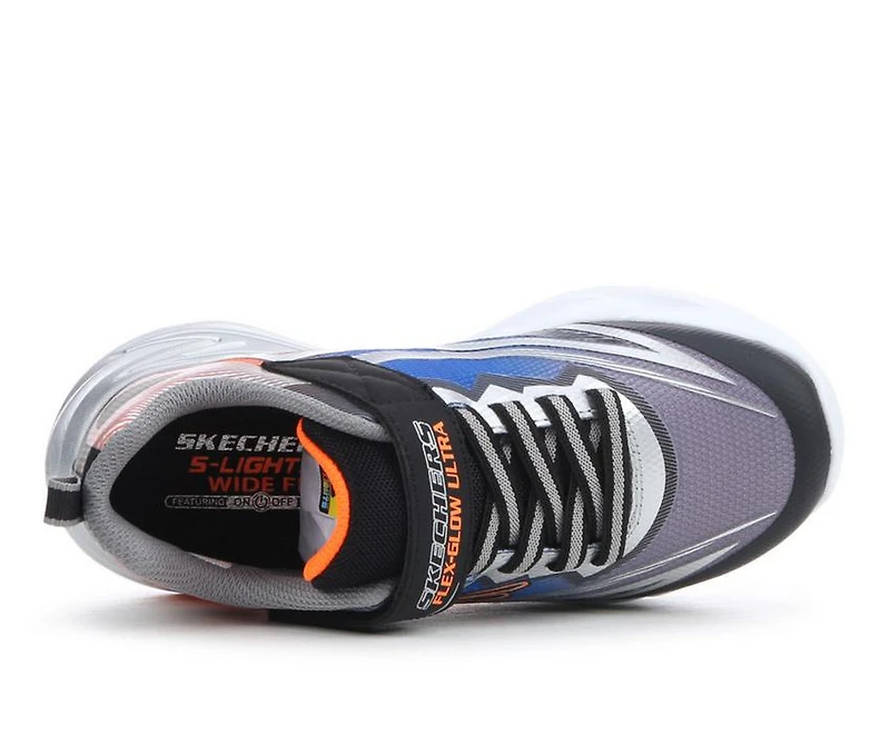 Kids' Skechers Little Kid & Big Flex Glow Ultra Wide Light-Up Shoes