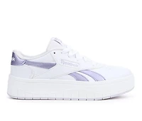 Girls' Reebok Big Kid Court Advance Surge Platform Sneakers