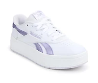 Girls' Reebok Big Kid Court Advance Surge Platform Sneakers