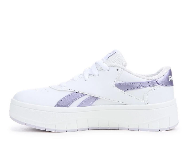 Girls' Reebok Big Kid Court Advance Surge Platform Sneakers