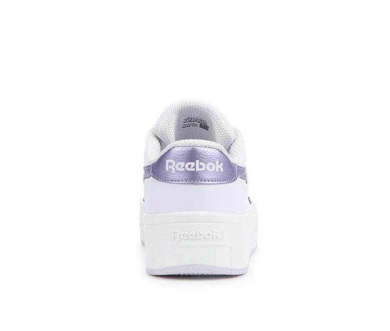 Girls' Reebok Big Kid Court Advance Surge Platform Sneakers