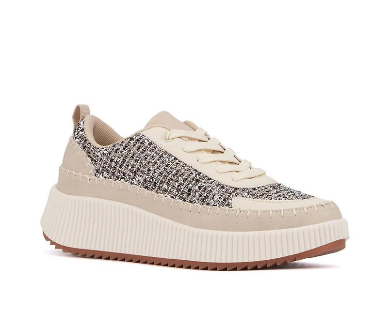 Women's New York and Company Twyla Platform Wedge Sneakers