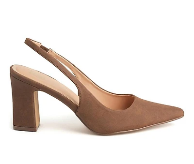 Women's New York and Company Theresa Slingback Pumps