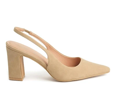 Women's New York and Company Theresa Slingback Pumps