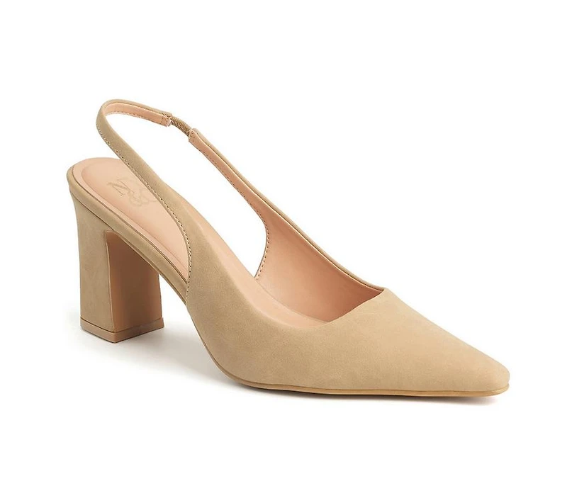 Women's New York and Company Theresa Slingback Pumps