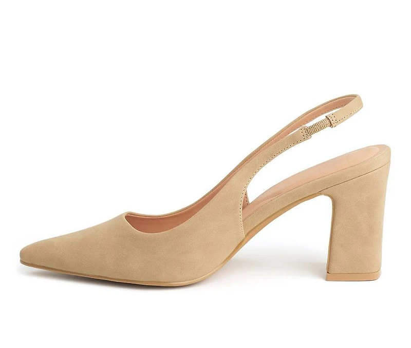 Women's New York and Company Theresa Slingback Pumps