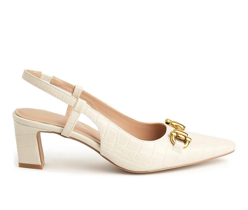 Women's New York and Company Ilona Slingback Pumps