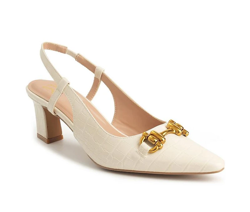 Women's New York and Company Ilona Slingback Pumps