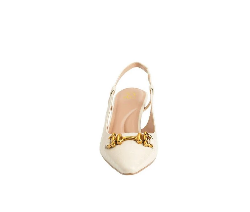 Women's New York and Company Ilona Slingback Pumps