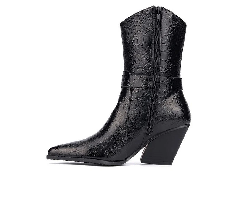 Women's New York and Company Wesley Western Boots