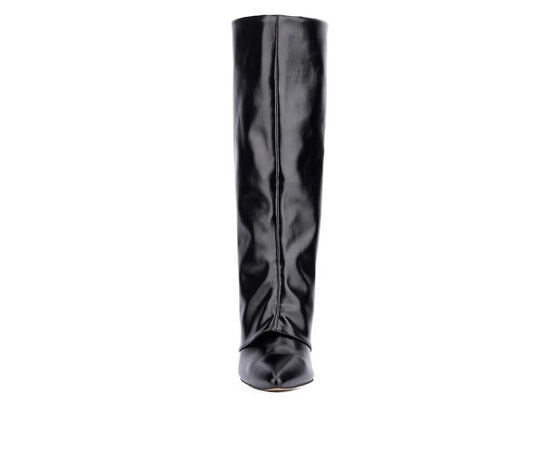 Women's New York and Company Queena Knee High Wedge Boots