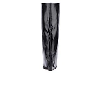 Women's New York and Company Queena Knee High Wedge Boots