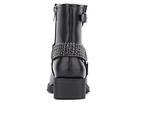 Women's New York and Company Carson Moto Boots