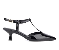 Women's New York and Company Vina T-Strap Pumps