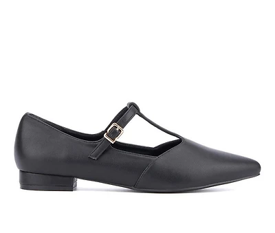 Women's New York and Company Vlada T-Strap Mary Jane Flats