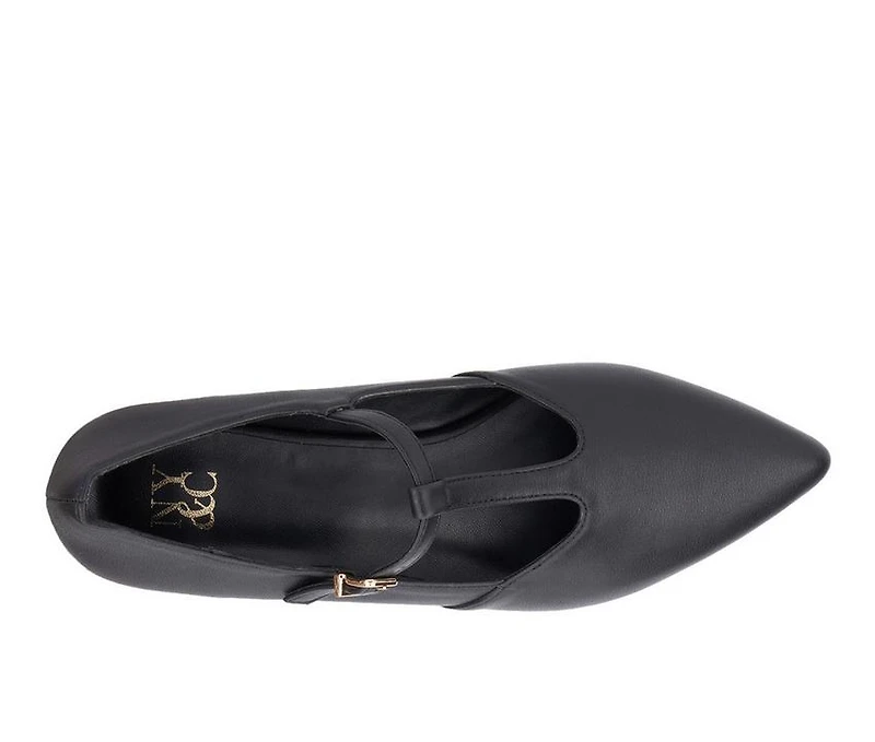 Women's New York and Company Vlada T-Strap Mary Jane Flats