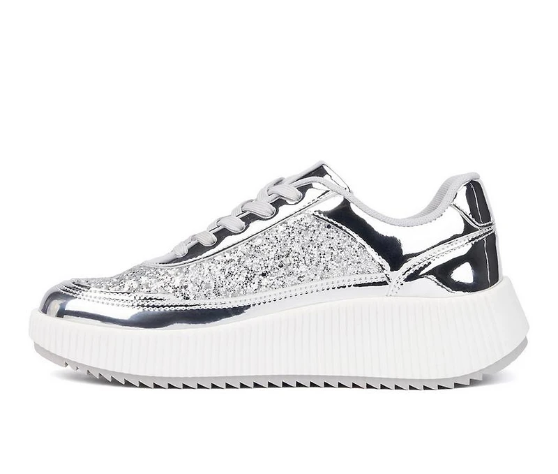 Women's New York and Company Tana Wedge Platform Sneakers