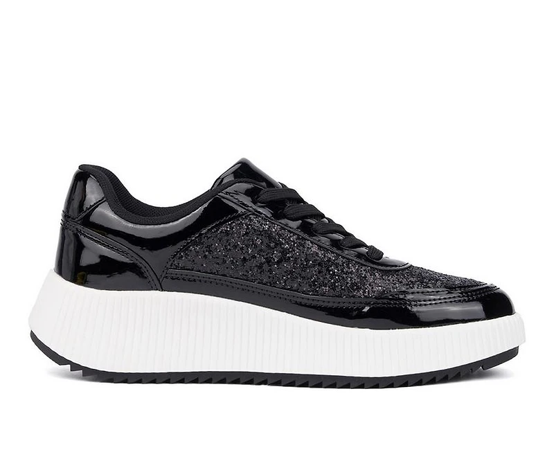 Women's New York and Company Tana Wedge Platform Sneakers