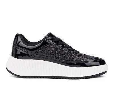 Women's New York and Company Tana Wedge Platform Sneakers