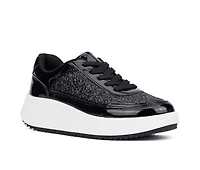 Women's New York and Company Tana Wedge Platform Sneakers