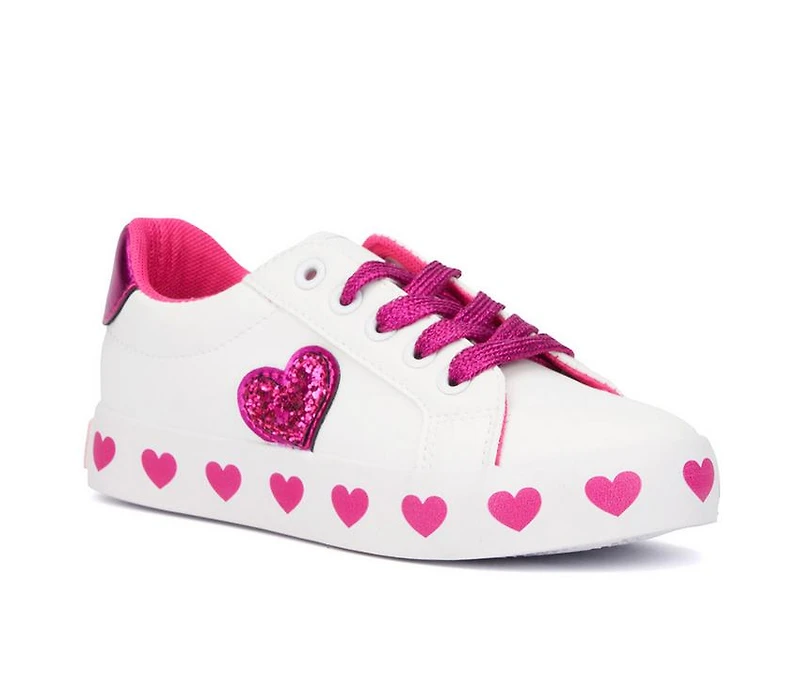 Girls' Olivia Miller Girl Little & Big Kid Heart Outsole Sneakers