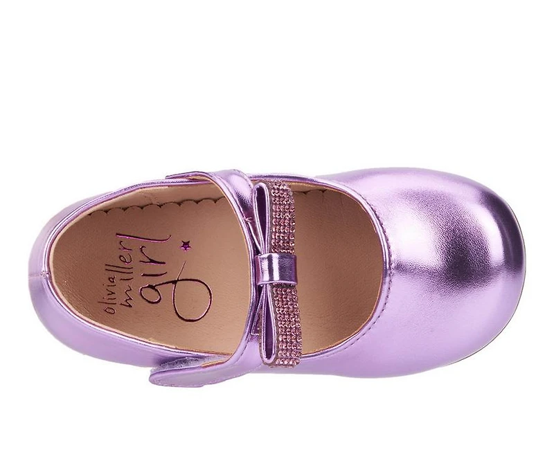 Girls' Olivia Miller Girl Toddler Crystal Clear Dress Shoes