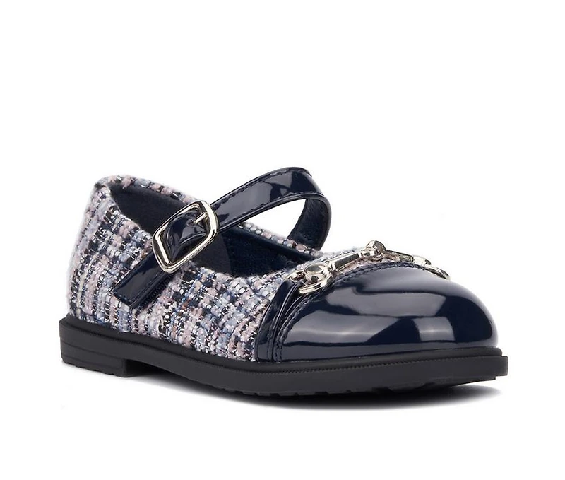 Girls' Olivia Miller Girl Toddler Clear Skyz Dress Shoes