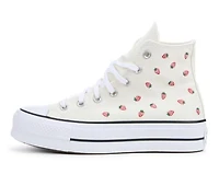Women's Converse Chuck Taylor All Star Lift Hi Strawberry Sneakers