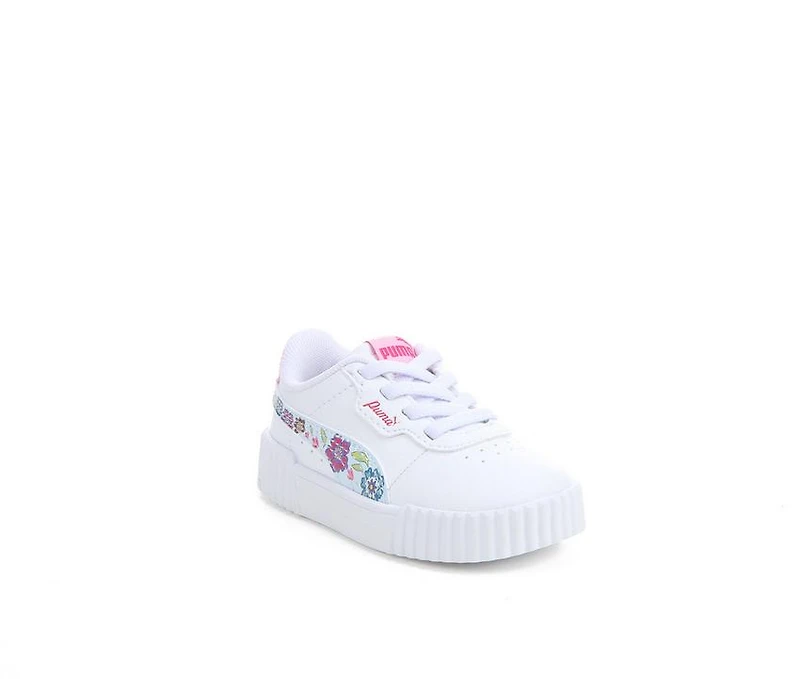 Girls' Puma Toddler Carina 3.0 Flower Sneakers