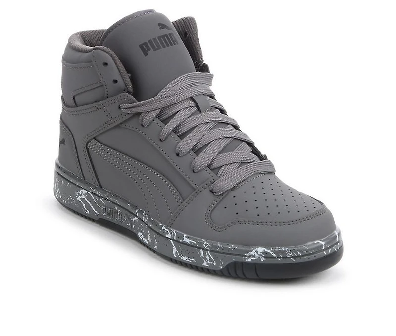 Kids' Puma Big Kid Layup Marble NBK Junior Sneakers