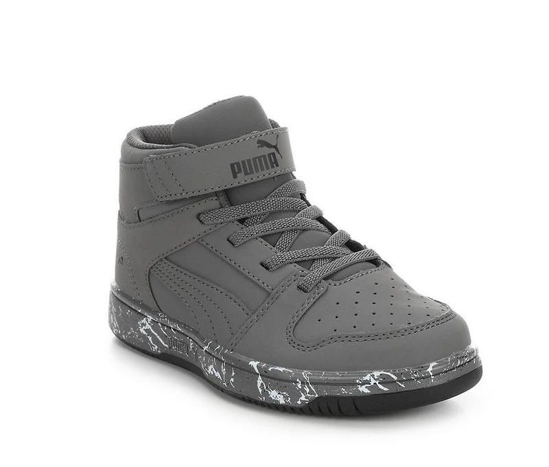 Boys' Puma Little Kid & Big Rebound Layup Marble NBK High-Top Sneakers