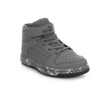 Boys' Puma Little Kid & Big Rebound Layup Marble NBK High-Top Sneakers