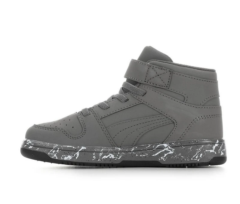 Boys' Puma Little Kid & Big Rebound Layup Marble NBK High-Top Sneakers