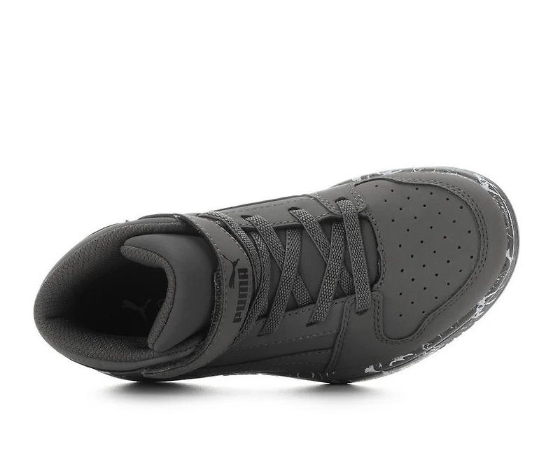 Boys' Puma Little Kid & Big Rebound Layup Marble NBK High-Top Sneakers