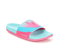 Girls' Adidas Little Kid & Big Adilette Comfort Messi Sport Slides