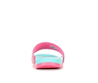 Girls' Adidas Little Kid & Big Adilette Comfort Messi Sport Slides