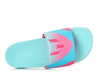 Girls' Adidas Little Kid & Big Adilette Comfort Messi Sport Slides