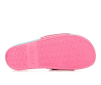Girls' Adidas Little Kid & Big Adilette Comfort Messi Sport Slides